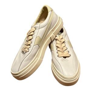 Stepney Workers Club Dellow Leather Sneakers –White Unisex EU 40 /US 7 Men/ 9 Wm
